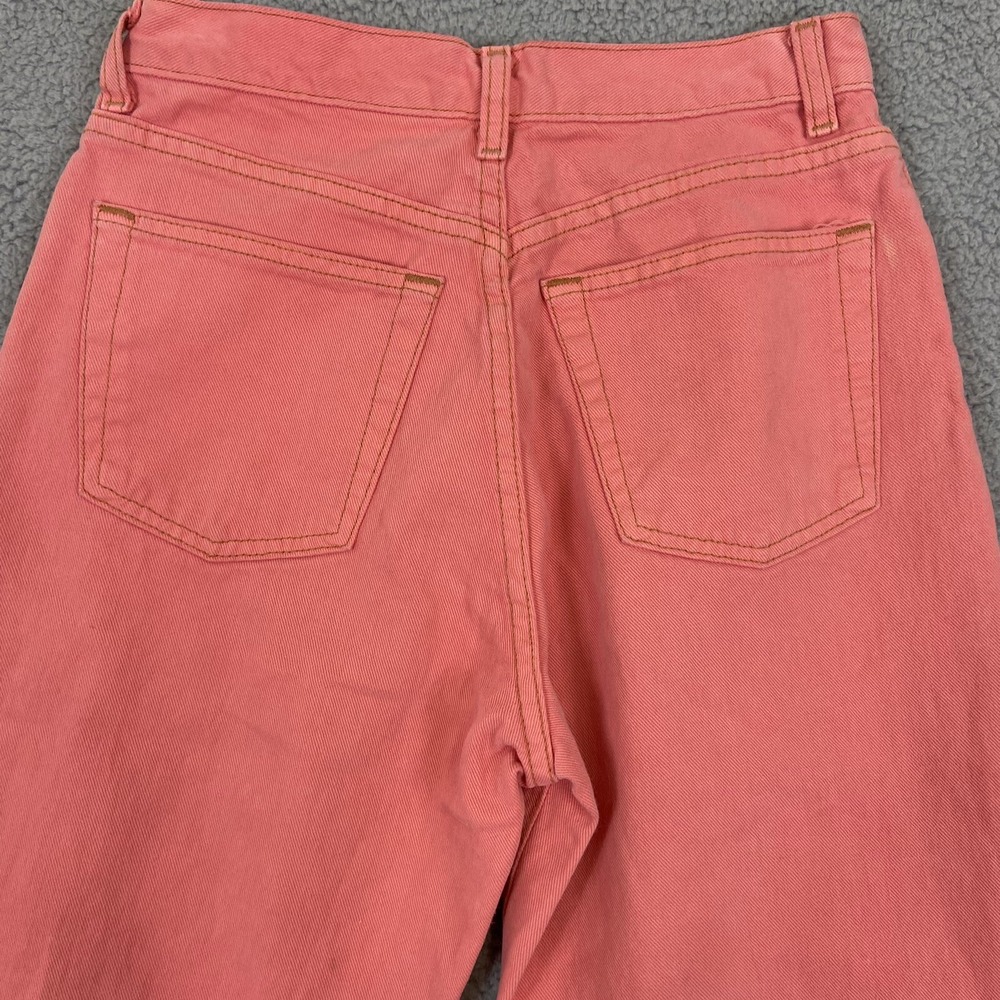 Vintage Gap Jeans Womens 8 Regular Coral Pink High Rise Classic Fit Made in USA - Picture 9 of 10